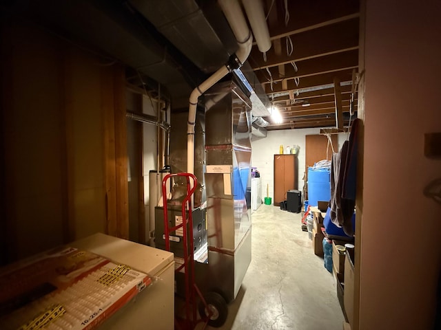 7996 Corey Path, Inver Grove Heights, MN 55076 - unfinished basement featuring heating unit