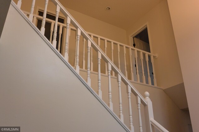 1706 Fairway Dr, Glencoe, MN 55336 - stairway with recessed lighting