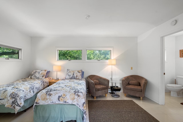 1109 Hamilton St, Saint Croix Falls, WI 54024 - tiled bedroom with ensuite bath