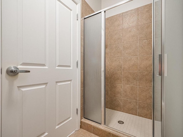 4730 Park Commons Dr Unit 215, Saint Louis Park, MN 55416 - bathroom with a stall shower and tile patterned flooring