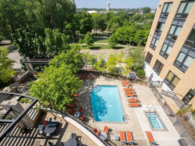 4730 Park Commons Dr Unit 215, Saint Louis Park, MN 55416 - community pool featuring a patio