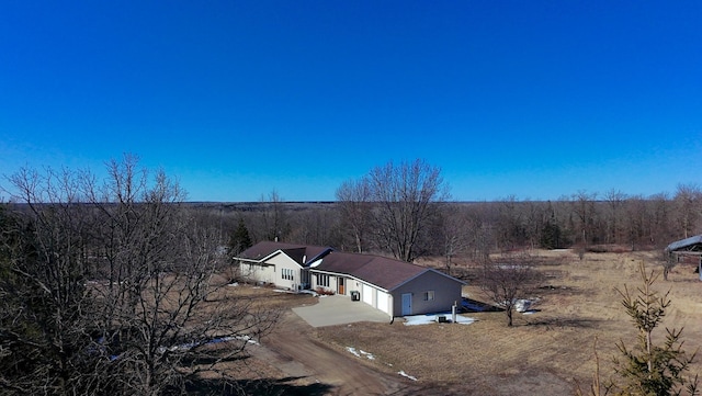 17367 Gull Lake Loop Rd NE, Bemidji, MN 56601 - view from above of property featuring a heavily wooded area