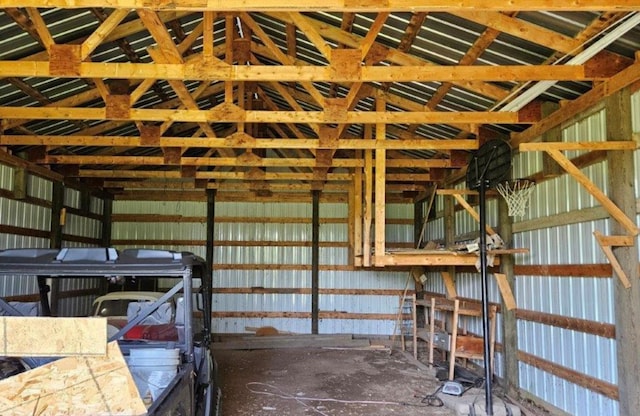17367 Gull Lake Loop Rd NE, Bemidji, MN 56601 - garage featuring metal wall