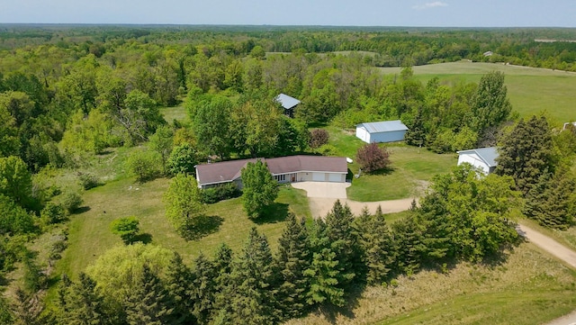 17367 Gull Lake Loop Rd NE, Bemidji, MN 56601 - view of subject property with a heavily wooded area
