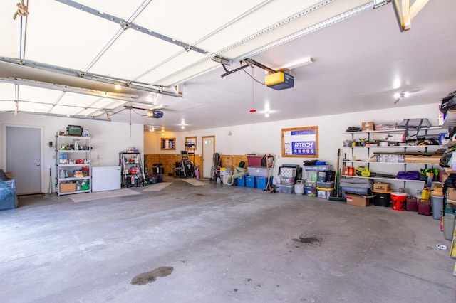 17367 Gull Lake Loop Rd NE, Bemidji, MN 56601 - garage with a garage door opener