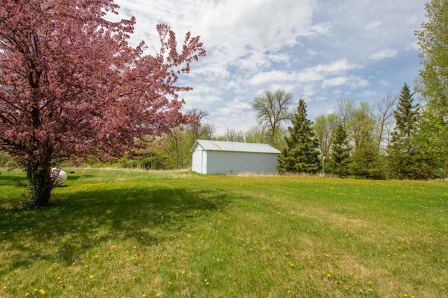 17367 Gull Lake Loop Rd NE, Bemidji, MN 56601 - view of grassy yard featuring an outbuilding