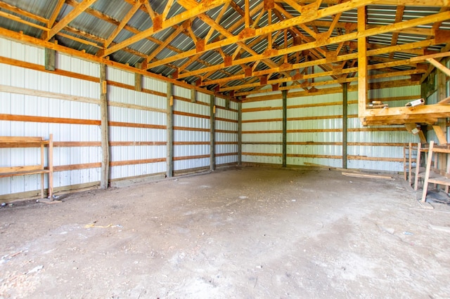 17367 Gull Lake Loop Rd NE, Bemidji, MN 56601 - garage with metal wall