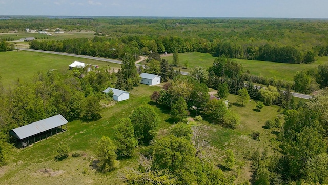 17367 Gull Lake Loop Rd NE, Bemidji, MN 56601 - aerial overview of property's location with a forest and rural landscape