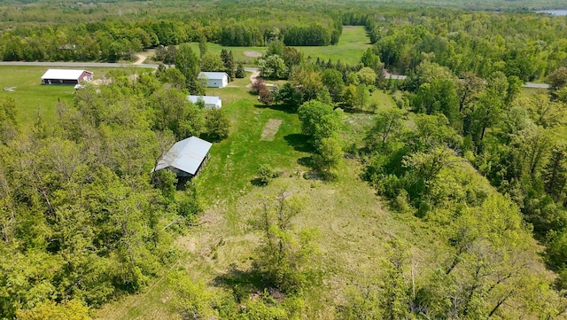 17367 Gull Lake Loop Rd NE, Bemidji, MN 56601 - aerial view of property's location featuring a heavily wooded area