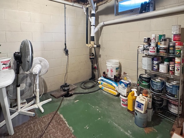 1126 US Highway 59, Garvin, MN 56132 - garage featuring concrete block wall