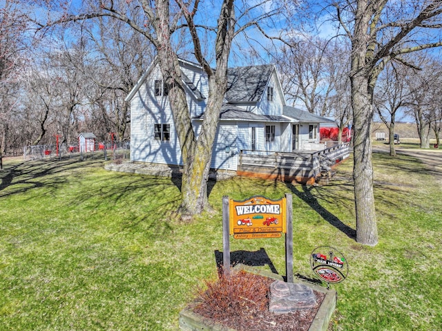1126 US Highway 59, Garvin, MN 56132 - view of home's exterior with a lawn