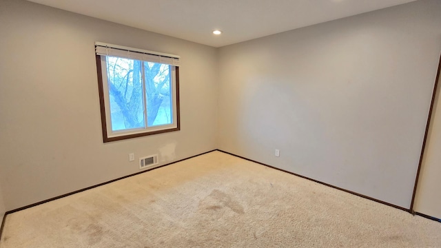 14291 92nd Ave N, Maple Grove, MN 55369 - carpeted spare room featuring visible vents, recessed lighting, and baseboards