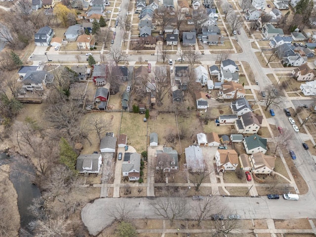 bird's eye view featuring a residential view