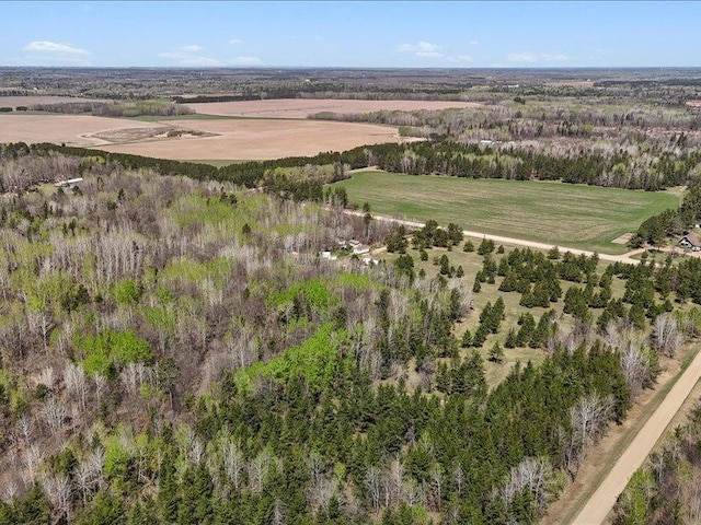 14805 300th St, Red Eye Twp, MN 56477 - aerial view of property and surrounding area with rural landscape