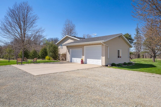 19023 Davis Ave, Faribault, MN 55021 - view of side of property featuring gravel driveway and a lawn