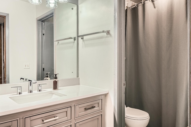 2495 Canabury Dr Unit 220, Little Canada, MN 55117 - bathroom with toilet, a shower with shower curtain, and vanity