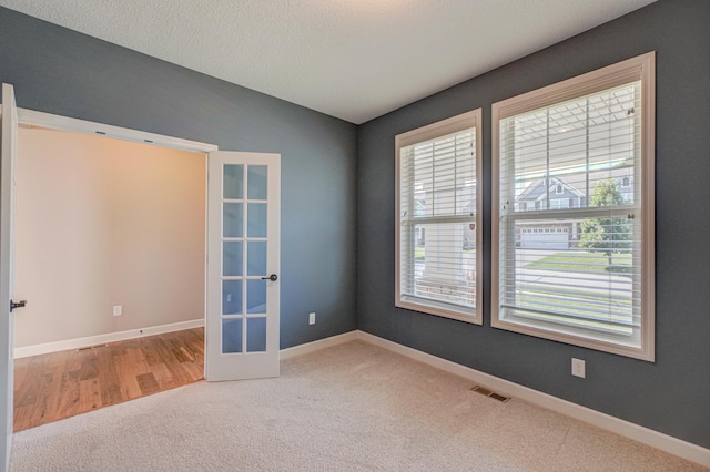 4764 Ashton Curv, Woodbury, MN 55129 - spare room with french doors and carpet flooring