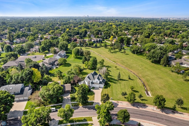birds eye view of property featuring a residential view