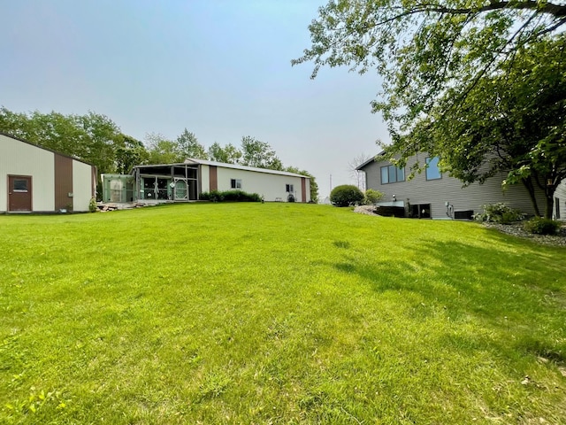 32337 Juniper Rd, Chatfield, MN 55923 - view of grassy yard featuring a sunroom