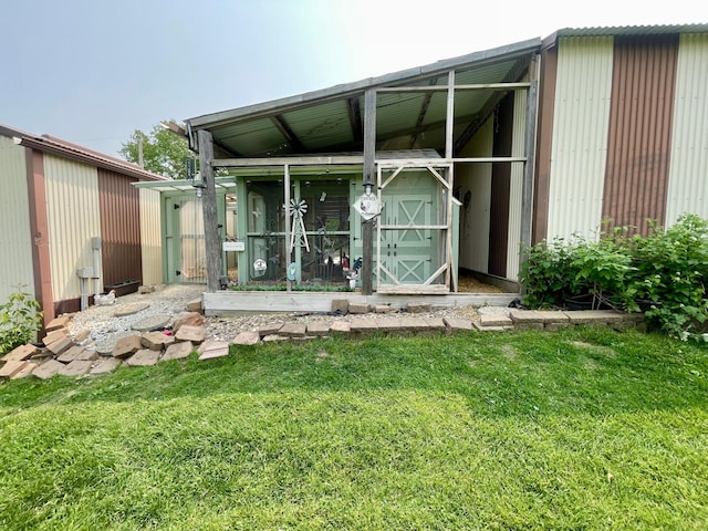 32337 Juniper Rd, Chatfield, MN 55923 - view of exterior entry with a lawn