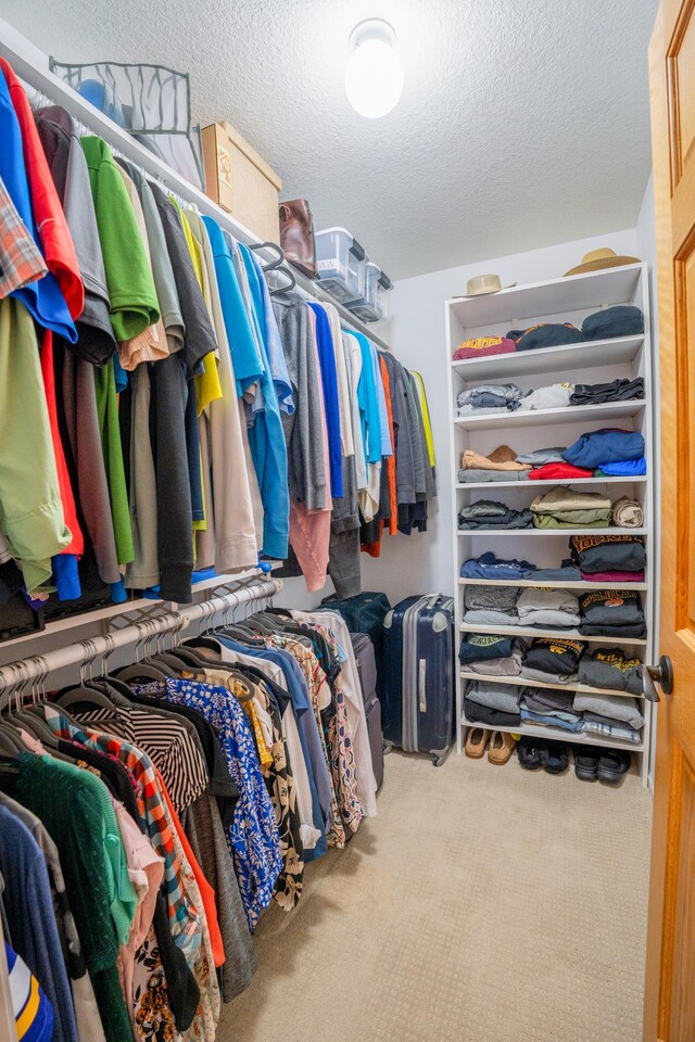 122 Ridge Rd, New London, MN 56273 - walk in closet featuring carpet floors