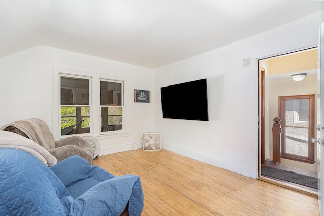 560 Stryker Ave, Saint Paul, MN 55107 - living area with baseboards and hardwood / wood-style flooring