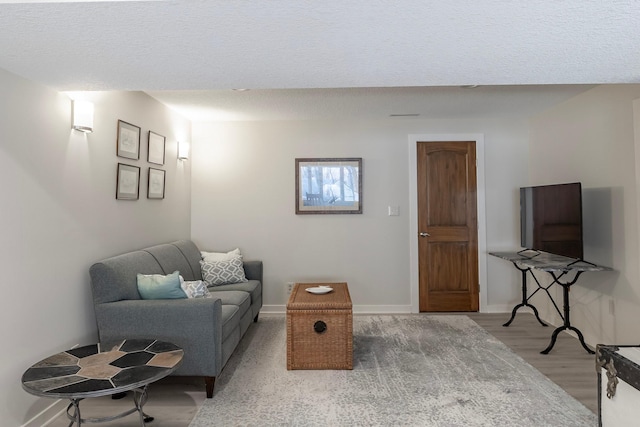 30 Interlachen Ln, Tonka Bay, MN 55331 - living room featuring wood finished floors and a textured ceiling