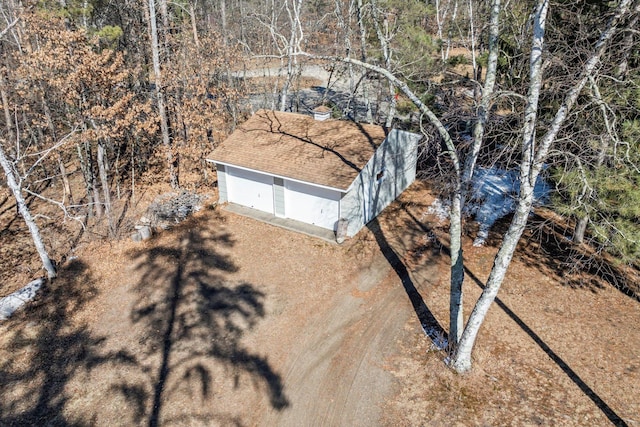 view of subject property