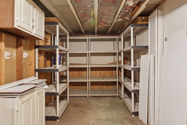 view of storage