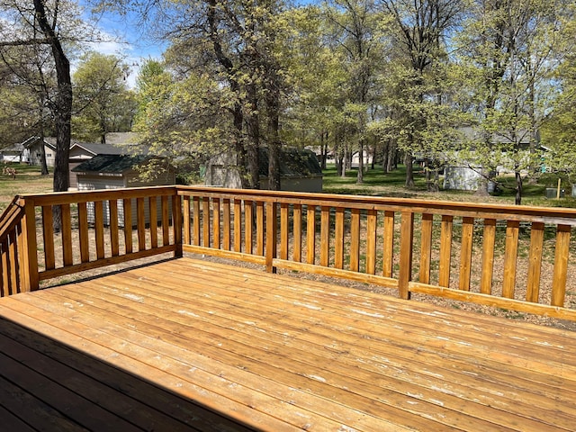 14289 Memorywood Dr, Baxter, MN 56425 - view of wooden terrace