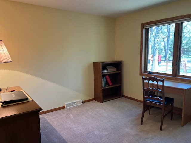 14289 Memorywood Dr, Baxter, MN 56425 - home office featuring baseboards and carpet