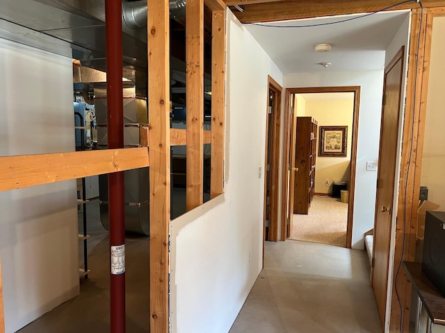 14289 Memorywood Dr, Baxter, MN 56425 - hallway featuring concrete floors