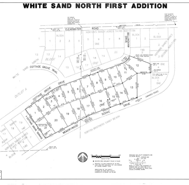 14289 Memorywood Dr, Baxter, MN 56425 - map showing property parcels