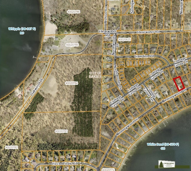 14289 Memorywood Dr, Baxter, MN 56425 - aerial overview of property's location