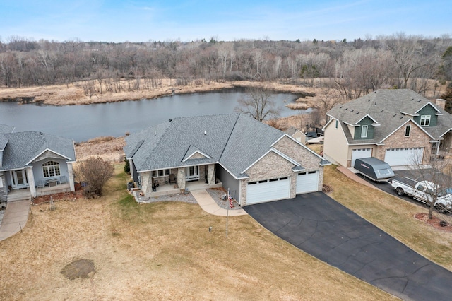 707 Bergman Ct NW, Isanti, MN 55040 - drone / aerial view featuring a water view