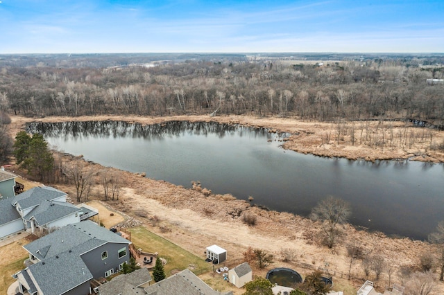 707 Bergman Ct NW, Isanti, MN 55040 - drone / aerial view with a water view