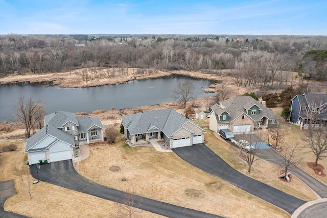 707 Bergman Ct NW, Isanti, MN 55040 - bird's eye view featuring a water view