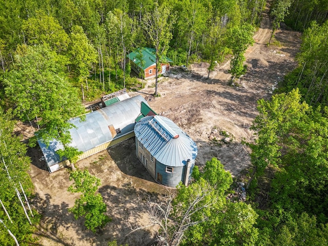 32838 County 16, Hart Lake Twp, MN 56461 - view from above of property with a heavily wooded area