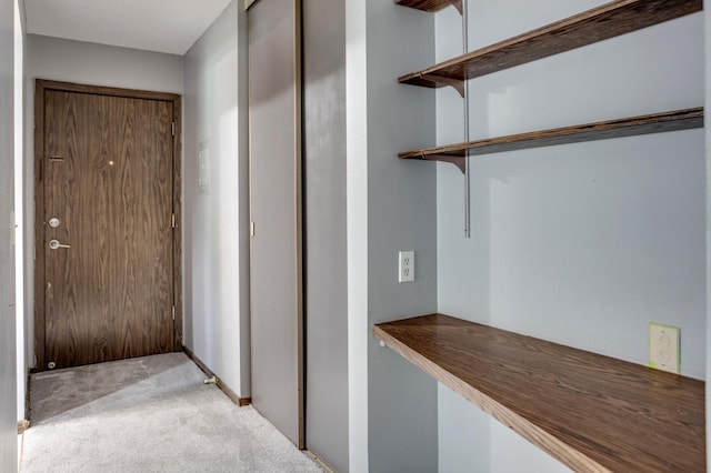 702 Old Settlers Trl Unit 3, Hopkins, MN 55343 - hallway with light carpet and baseboards