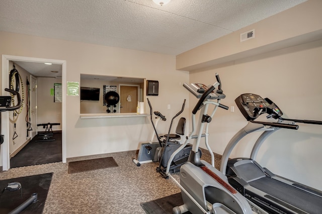 702 Old Settlers Trl Unit 3, Hopkins, MN 55343 - workout room with a textured ceiling