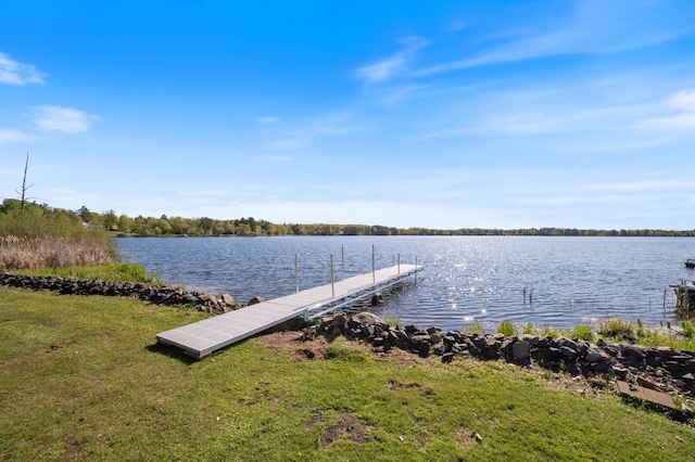 4463 Singkoffer Rd, Summit Twp, WI 54880 - dock area with a water view