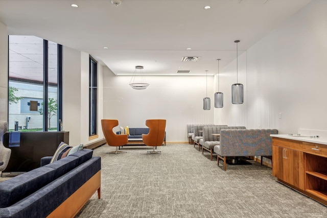common area with visible vents