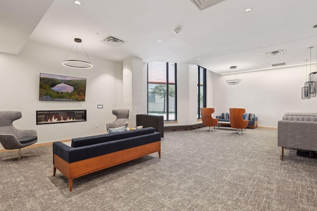 lobby with visible vents