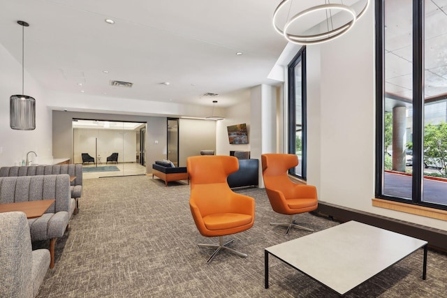 common area featuring visible vents