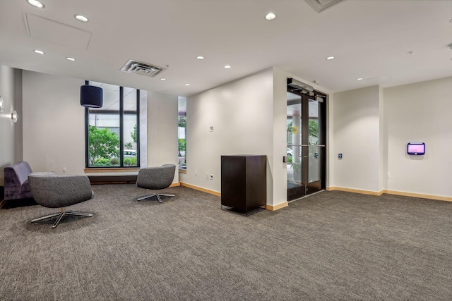 community lobby featuring visible vents