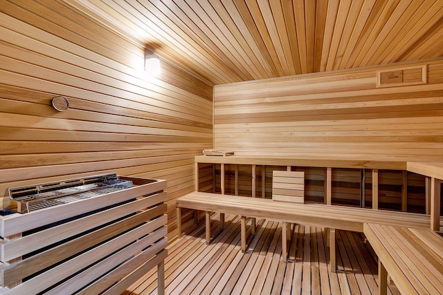 view of sauna / steam room