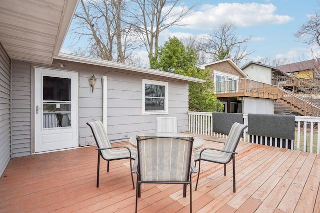 6224 Red Oak Rd, Mound, MN 55364 - deck with outdoor dining area