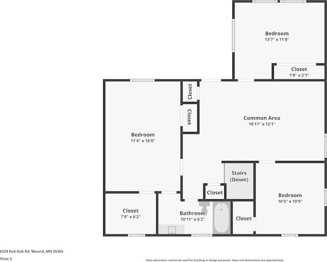 6224 Red Oak Rd, Mound, MN 55364 - view of property floor plan
