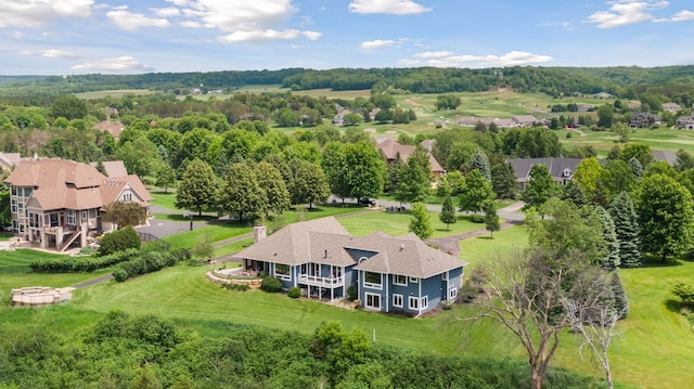 drone / aerial view