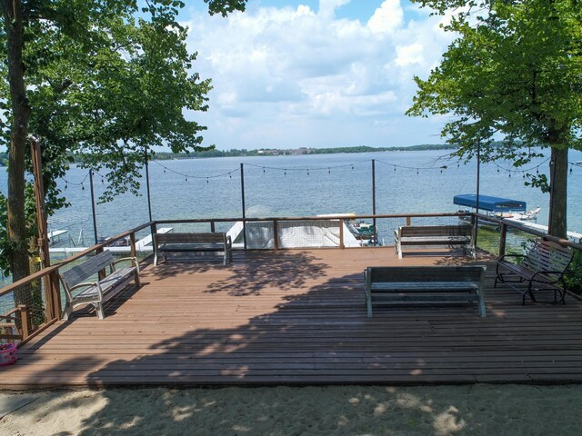 1321 Darling Dr NW, Alexandria, MN 56308 - view of dock with a water view